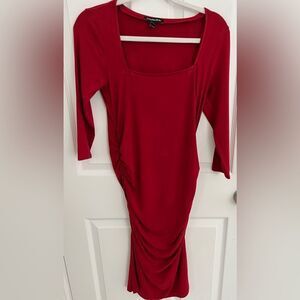 ISABELLA OLIVER MATERNITY RED DRESS